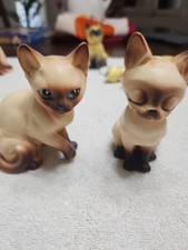 Vintage Porcelain Cat Ceramic Figurines Set of 2.   27 picture
