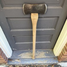 Vintage Heavy 5.5 lb Double Bit Axe Puget Sound Swamping Pattern 35
