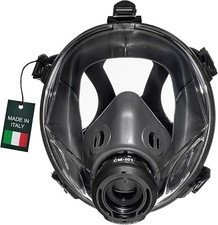 MIRA Safety CM-I01 Full-Face Industrial-Grade Gas Mask with 40mm NATO Filter ... picture