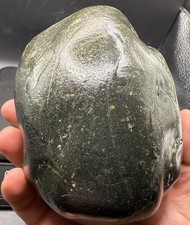 Indiana Glacier Erratic Gem Stone Dark Green Jasper 1,734 Grams 8,670 Carats picture