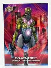 SDCC 2026 Upper Deck DC Absolute Universe Card Brainiac #11 Alpha Rainbow picture