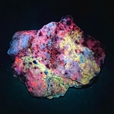 313 CT LAZURITE COATED AFGHANITE SPECIMEN FROM BADAKHSHAN AFGHANISTAN s6 picture