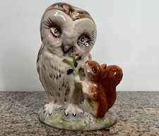 Beatrix Potter OLD MR. BROWN OWL SQUIRREL Warne Beswick England 1963 picture