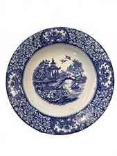 Vintage Swinnertons Olde Alton Ware Blue and White Soup Bowl England c.1925-1930 picture
