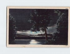 Postcard Moonlight Over the Lake Scene picture