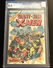 GIANT-SIZE X-MEN #1 CGC 8.0 - 1ST APP NEW X-MEN - 2ND APP OF WOLVERINE -PRESS IT picture