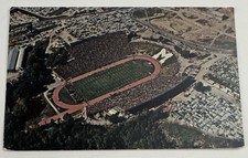 Vtg 1967 Postcard University Of Missouri Memorial Stadium Aerial View picture