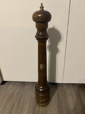 Vintage Chiarugi 22” Giant Wood Peppermill Italy Macina picture
