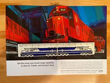 NOS EMD Electro Motive General Motors Locomotives GP-35 DT&I Railroad Ad 1964 picture