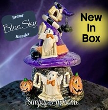 Blue Sky Clayworks 2026 Halloween SPOOKY GHOST Candle House NIB Brand Retailer picture