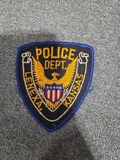 Vintage Lenexa Kansas Police Department Patch Eagle Shield KS Police picture