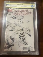 AMAZING SPIDER-MAN #1 6/14 CBCS 9.4 OPENA B&W 1:200 VARIANT SS RAMOS KEY ISSUE picture