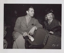 1940s HOLLYWOOD Carole Lombard + Clark Gable PORTRAIT CANDID SNAPSHOT Photo J 33 picture