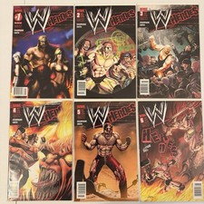 WWE Heroes # 1 2 3 4 5 6 2010 Full Set 1-6 Indie Lot Titan Wrestling Comics picture