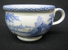 Rare 19th Century Child's / Toy Staffordshire Blue Transferware Chamberpot; 1840 picture