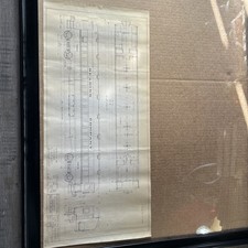 Vintage diagram for a Reading Company Class P8b suburban steel passenger coach picture