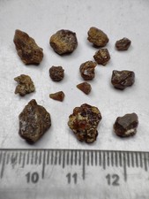 14 Pcs Rare Parisite-Ce Perfect Crystals With Good Size & Nice Growth-Zagi,Pak. picture