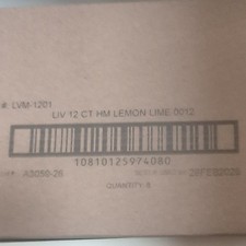 LIV Lemon Lime Barcode Sticker Label, White Original Energy Drink Box Of 300 picture
