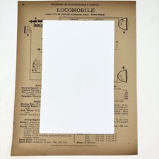 Vtg 1919-22 V VI VII Locomobile & 1920-21 26 28 Jones Standard Auto Electrician picture