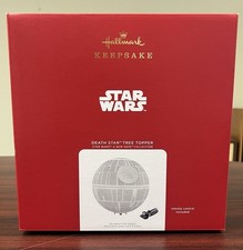 *New*  2021 Hallmark Star Wars DEATH STAR Storytellers Christmas TREE TOPPER picture