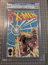 Uncanny X-men #221 CGC 9.8  WP 1st APP Mister Sinister Mr. Marvel 1987 Old Label picture