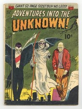 Adventures Into the Unknown #27 GD- 1.8 1952 picture
