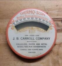 Vintage Celluloid Advertising  THERMO-SCOPE 