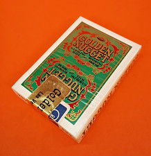 Vintage Golden Nugget Hotel And Casino Playing Cards Las Vegas Green Used Sealed picture