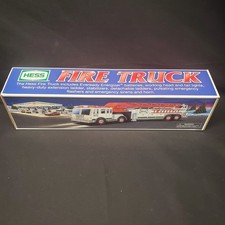Vintage 2000 Hess Fire Truck New In Box NIB Toy Emergency Ladder Truck Gas Oil picture