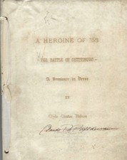 Early 20th Century Typescript Details Battle Of Gettysburg -- Prose And Poetry picture