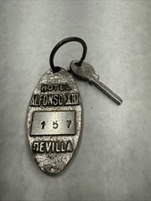 Hotel Alfonso XIII Sevilla Seville, Spain Chunky Plated  Brass Hotel Room Key picture