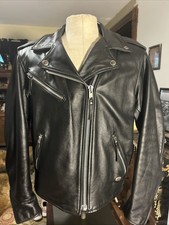 Vintage Harley-Davidson Women's Basic Skins Leather Jacket 98100-97VW Large USA picture
