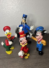 4 Walt Disney Railroad Train Set Replacement Figures Mickey Minnie Goofy Donald picture