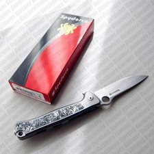 Spyderco SLYM Folding Knife M390 Steel Titanium/Carbon Fiber Handle C271TIP picture