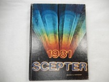 Yearbook, Mt. Eden High School, Hayward California, 1981, Scepter picture