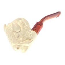 Mini Buffalo Miniature Pipe NO Case Meerschaum M60051L picture