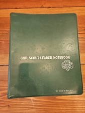 Original Vintage 1963 Girl Scout Leader Notebook 178+ pgs. picture