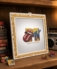 80s Carnival Style Mirror Replica Mtv Music Television picture