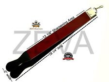 Professional New Leather Strop Strap Belt Barber Straight Edge Razor Sharpener  picture