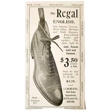 Bliss Regal English Leather Shoes 1897 Advertisement Victorian Fashion ADBN1A12 picture