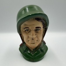 Jim Beam We Remember Amvets WWII 1975 OMB #44 Royal Halburton Decanter Top Only picture