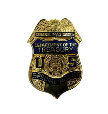 Obsolete Vintage NYPD TREASURY SPECIAL AGENET  mini Pin Badge picture