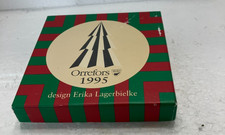 ORREFORS Crystal ORNAMENT 1995 Christmas Tree Erika Lagerbielke in box picture