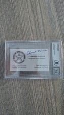 Chuck Norris Signed Autograph Walker Texas Ranger Series Business Card picture