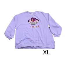 Disneyland Cheshire Cat Top XL Alice Wonderland Sweatshirt Pullover NEW Disney picture