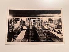 RPPC Westwood California Sawmill Logging Scene 1930s era Lassen County picture