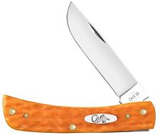 CASE XX KNIVES USA ORANGE PERSIMMON BONE SOD BUSTER JR KNIFE CHRISTMAS BLOWOUT picture