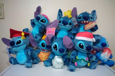 Disney Stitch Holiday Plush Toys Lot Of 8 Stuffed Toys NWT - Read Description picture