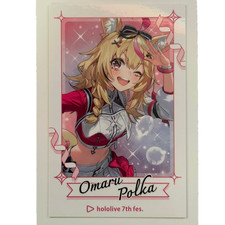 hololive 7th fes. Ridin' on Dreams Cheki Card Omaru Polka picture