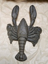 SOLID CAST IRON LOBSTER,  10 inches picture